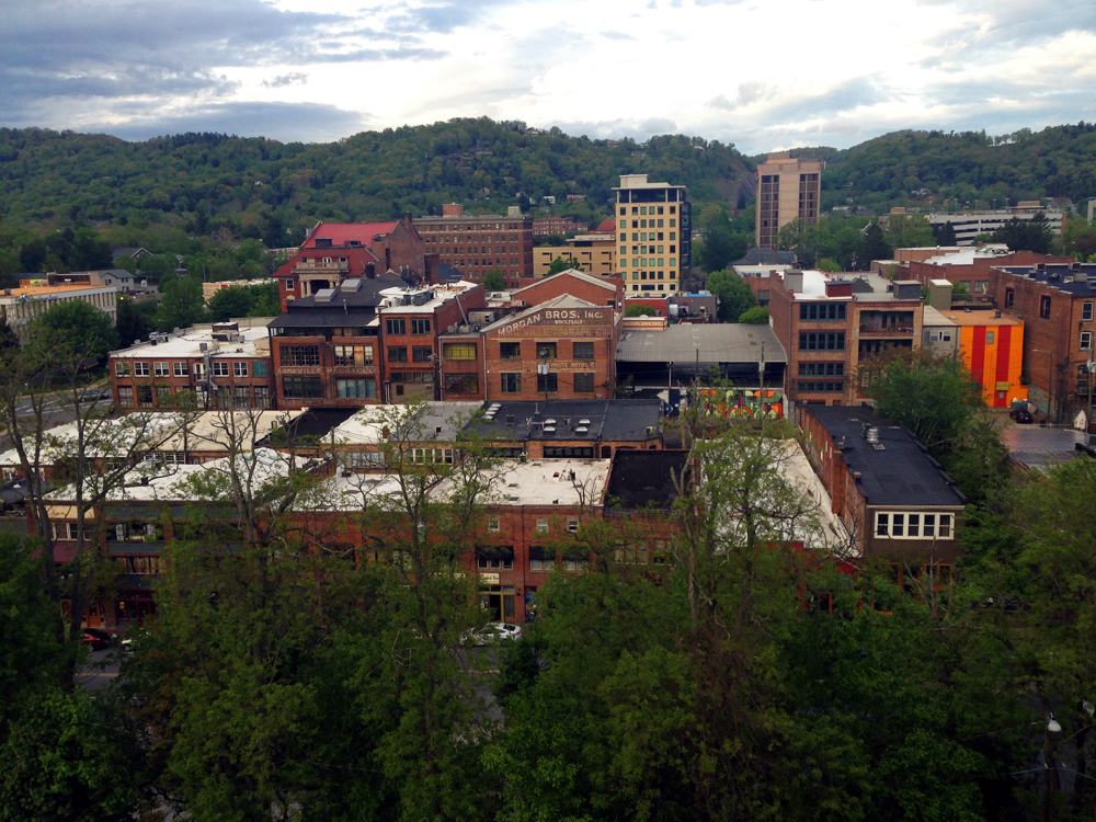 Free Stock Photos of Downtown Asheville by Bitcookie - Skyviews Cityscape